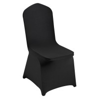 Vevor 30 Pcs Flatfront Chair Covers Polyester Spandex Chair Cover Stretch Slipcovers Wedding Holiday Banquet Party Celebra