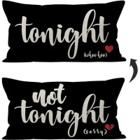 Manchengzi Bridal Gift 20X26 Pillow Cover Bridal Shower Gifts Funny Couples Reversible Linen Pillow Cover Bachelorette Party G