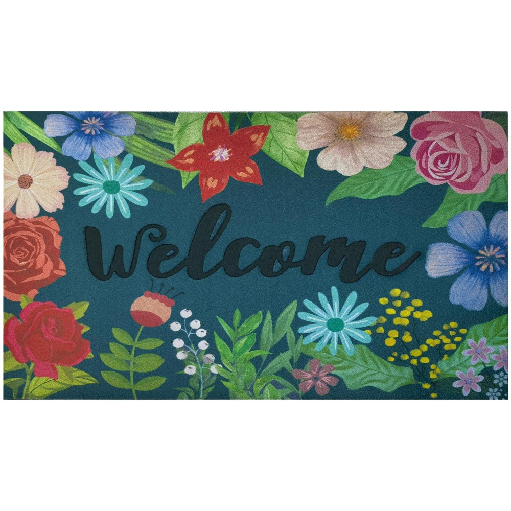 Chichic Door Mat Welcome Mat 17X 30 Inch Front Door Mat Outdoors For Home Entrance Outdoors Mat For Outside Entry Way Doormat En