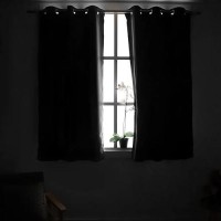 Youngstex Blackout Curtains 90 Inches Length For Bedroom Thermal Insulated With Grommet Room Darkening Window Drapes For Livin