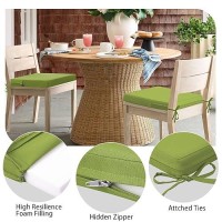 Ideehome Outdoor Chair Cushions Set Of 4 19 X 19 Outdoor Cushion Seat Cushion Waterproof Patio Furniture Cushions With Tie