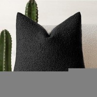 Foindtower Decorative Textured Boucle Throw Pillow Covers Accent Solid Pillow Cases Neutral Soft Cozy Couch Cushion Case For Cha