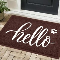 Thenv Door Mat Outside Entrance Waterproof Outdoor Indoor Hello Welcome Doormat Funny Cute Dog Cat Front Door Mat For Entrywa