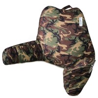 Comfortspa Reading Pillow For Bed Adult Size  Back Rest Pillow With Arms  Pockets  Washable Cover; Use As Back Pillow For Bed Sitting Up For Bedrest Or Relief From Gerd Heartburn (Standard Camouflage)