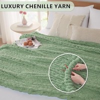 Lagraty Chunky Knit Blanket Throw Soft Chunky Throw Blanket 50X60 100 Hand Kintted Chenile Crochet Throw Blanket For Couch