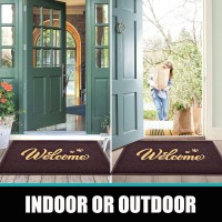 Thenv Door Mat Welcome 2 Pack 32X20 Outdoorindoor Heavy Duty Non Slip Doormat For Front Door Entance Outside Door Mats F