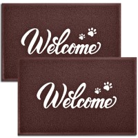 Thenv Door Mat Welcome 2 Pack 36X24 Outdoorindoor Heavy Duty Non Slip Doormat For Front Door Entance Outside Door Mats F