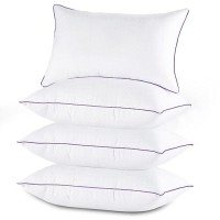 Jollyvogue Pillows King Size Set Of 4 Bed Pillows Set Of 4 Cooling And Supportive Pillows With Super Soft Down Alternative Fil