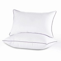 Jollyvogue Pillows Standard Size Set Of 2 Bed Pillows Set Of 2 Cooling And Supportive Pillows With Super Soft Down Alternative