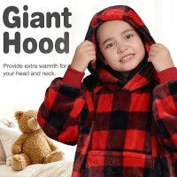 Waitu Wearable Blanket For Kids Wearable Blanket Hoodie Gifts For Teens Girls And Boys Warm Blanket Sweatshirt For Teenage Ho