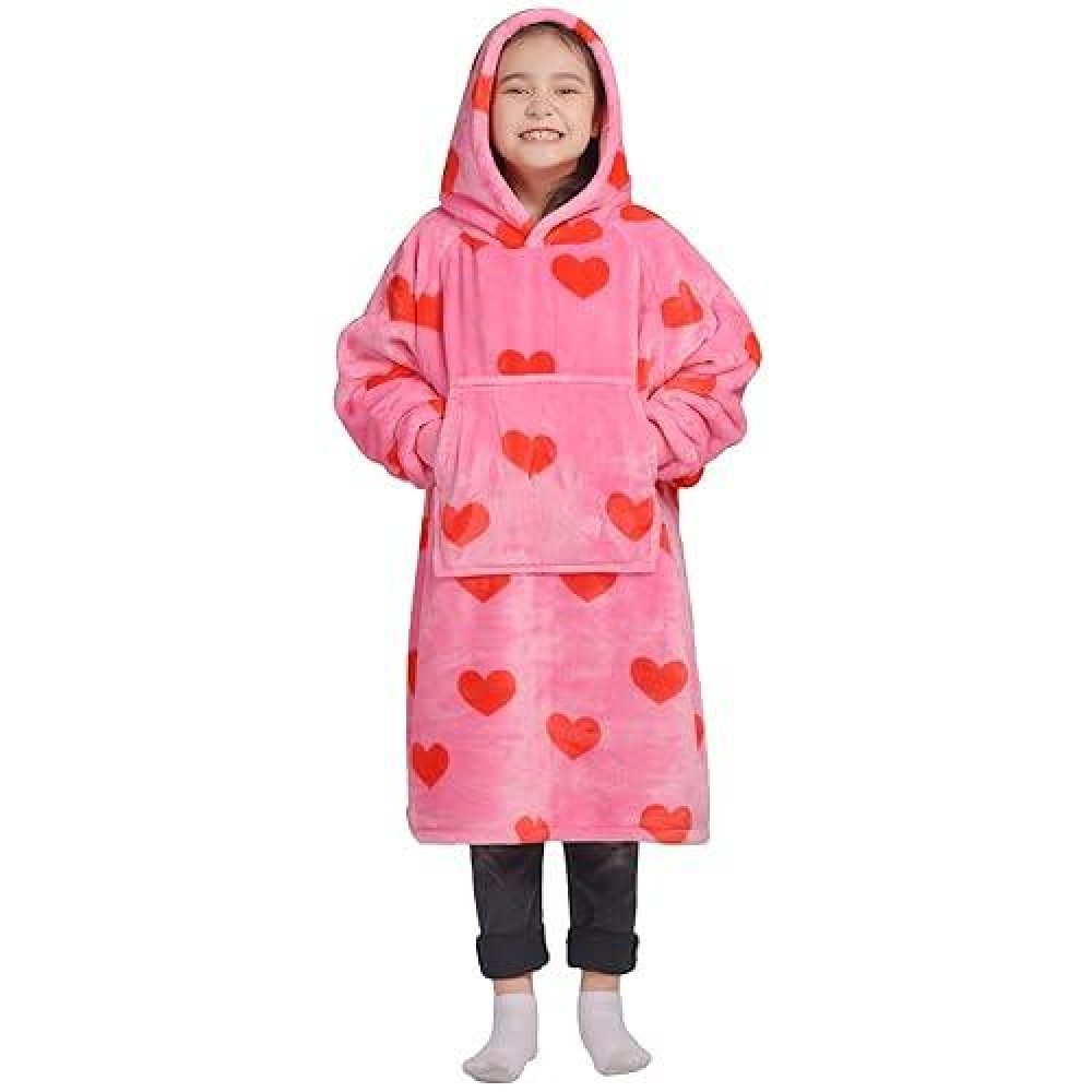 Waitu Wearable Blanket For Kids Wearable Blanket Hoodie Gifts For Teens Girls And Boys Warm Blanket Sweatshirt For Teenage Ho