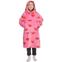 Waitu Wearable Blanket For Kids Wearable Blanket Hoodie Gifts For Teens Girls And Boys Warm Blanket Sweatshirt For Teenage Ho