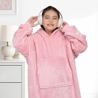 Waitu Wearable Blanket For Kids Wearable Blanket Hoodie Gifts For Teens Girls And Boys Warm Blanket Sweatshirt For Teenage Ho