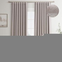 Joywell Gray Brown Linen 100% Blackout Curtains 96 Inch Long  Rod Pocket/Back Tab/Hook Belt/Clip Rings Thermal Insulated Drapes For Bedroom Living Room With Hooks 2 Panels 52 X 96