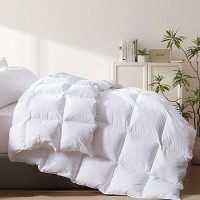 Cosybay Heavyweight King Size Feather Comforter Filled With Feather Down Fiber Fluffy Thicker White King Size Duvet Insert