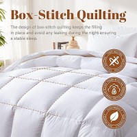 Cosybay Heavyweight King Size Feather Comforter Filled With Feather Down Fiber Fluffy Thicker White King Size Duvet Insert