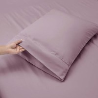 Nestl Extra Deep Pocket Sheets - Fits Mattress 18-24 Inches Deep  Extra Deep Pocket Full Size Sheets Sets  4 Piece Full Size Sheets  Full Sheets Deep Pocket  Dusty Purple