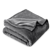 Bare Home Fleece Blanket Baby Blanket Grey Lightweight Blanket For Bed Sofa Couch Camping And Travel Microplush Ul