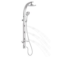 Pulse 1017-S Bonzai Shower System, Silver