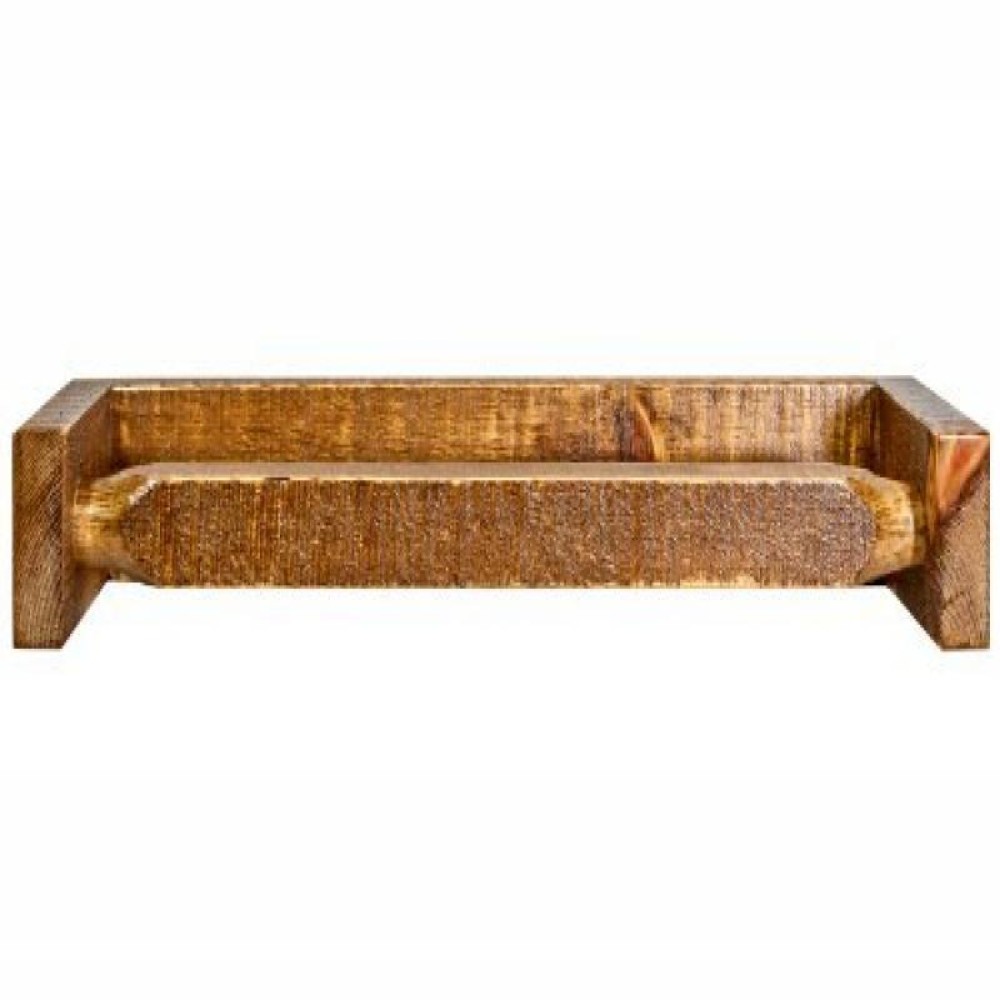 Homestead Collection Towel Rack, Stain & Clear Lacquer Finish