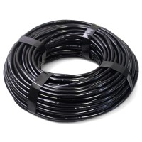 100 Feet Usa Made Irrigation Drip Line Emitter Tubing 6 Spacing 14 52 Gph Color Black 170 Id X 240 Od