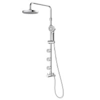 Pulse Showerspas Lanikai Showerspa Chrome Shower System