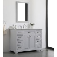 48 In. Single Bathroom Vanity Set In Light Grey