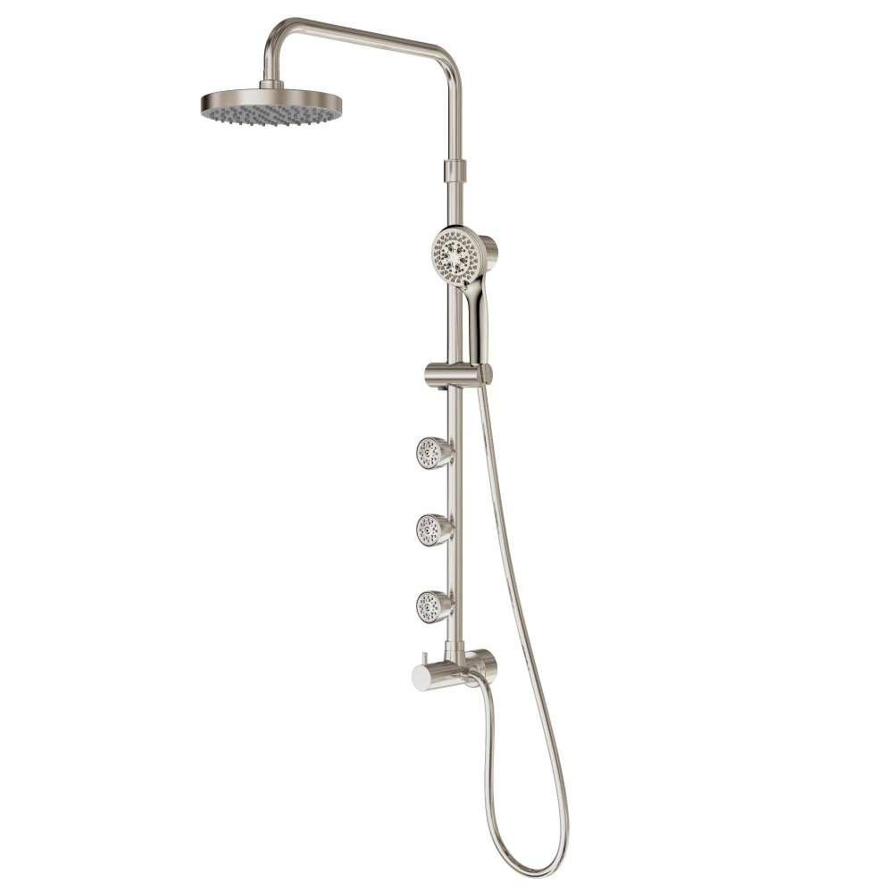 Pulse Showerspas Lanikai Showerspa Brushed-Nickel Shower System