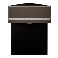 Liberty Rear Access Collection Box With Bronze Letter Plate And 8 To 10 Adjustable Chute