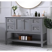 48 In. Single Bathroom Vanity Set In Grey