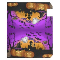 Wamika Happy Halloween Pumpkin Gost Trick Or Treat Mailbox Covers Large Ghost Owl Bat Castle Boo Purple Magnetic Mail Cover Lett