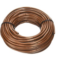 One Stop Outdoor Usa Made 14Inch X Irrigationhydroponics Dripline With 6Inch Emitter Spacing Brown 500 Foot Roll