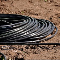 One Stop Outdoor Usa Made 14Inch X Irrigationhydroponics Dripline With 6Inch Emitter Spacing Brown 500 Foot Roll