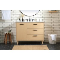 42 Inch Bathroom Vanity In Maple