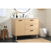 42 Inch Bathroom Vanity In Maple