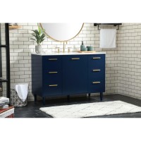 48 Inch Bathroom Vanity In Blue