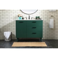 42 Inch Bathroom Vanity In Green