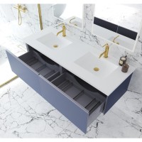 Vitri 60 - Nautical Blue Double Sink Cabinet
