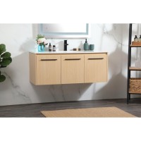 48 Inch Single Bathroom Vanity In Maple