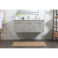 48 Inch Single Bathroom Vanity In Concrete Grey