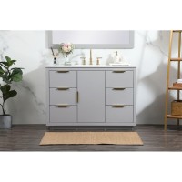 48 Inch Single Bathroom Vanity In Grey