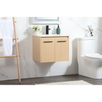 24 Inch Single Bathroom Vanity In Maple