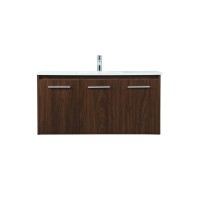 40 Inch Single Bathroom Vanity In Walnut