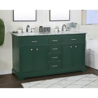 60 Inch Single Bathroom Vanity In Green