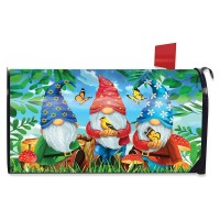 Briarwood Lane Gnome Sweet Gnome Spring Magnetic Mailbox Cover Standard