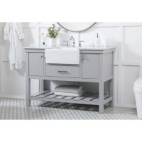 48 Inch Single Bathroom Vanity In Grey