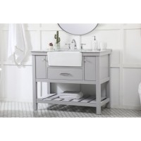 42 Inch Single Bathroom Vanity In Grey