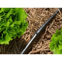 Habitech 14 Irrigation Dripline Tubing 100 Ft Roll 6 Emitter Spacing 14 Drip Irrigation Fittings Included