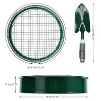 Soil Sieve Garden Riddle Sieve 12 Diameter Fine Mesh Soil Sieve Potting Sieve With 4 Interchangeable Filter Mesh Sizes 3 6 9