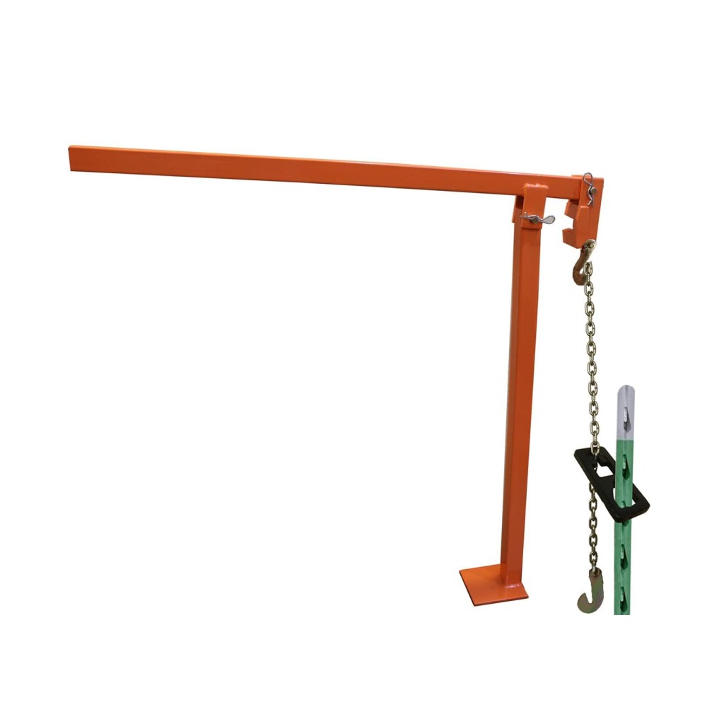 T Post Puller Fence Post Puller Heavy Duty Fence Post Puller With 47 Lifting Chain T Post Puller Plate Puller T Post Puller